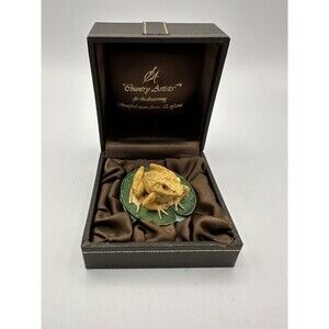 Country Artists Frog on Lily Pad 1990 Stratford-Upon-Avon signed Langford